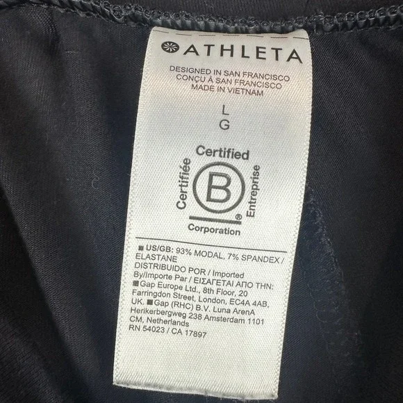 ATHLETA RELEASE PANT MODAL BLACK SIZE Large #657532 - Picture 3 of 9